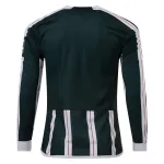 Men's Replica Adidas Manchester United Long Sleeve Away Jersey 2324