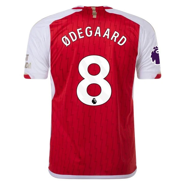 Men's Replica Adidas Odegaard Arsenal Home Jersey 2324