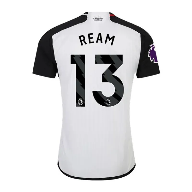 Men's Replica Adidas Ream Fulham Home Jersey 2324