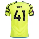 Men's Replica Adidas Rice Arsenal Away Jersey 2324