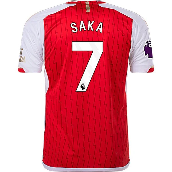 Men's Replica Adidas Saka Arsenal Home Jersey 2324