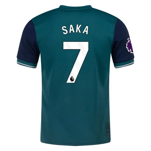 Men&#39;s Replica Adidas Saka Arsenal Lifestyler Third Jersey 2324