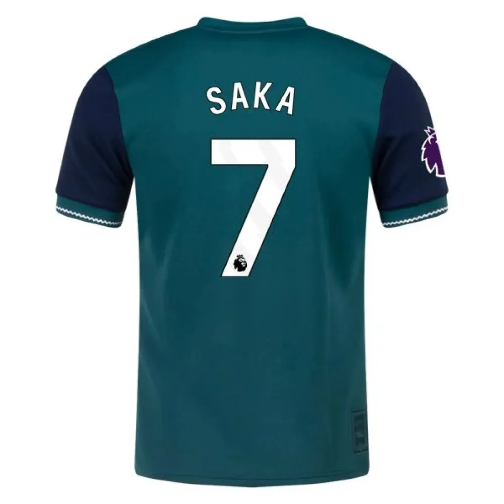 Men's Replica Adidas Saka Arsenal Lifestyler Third Jersey 2324