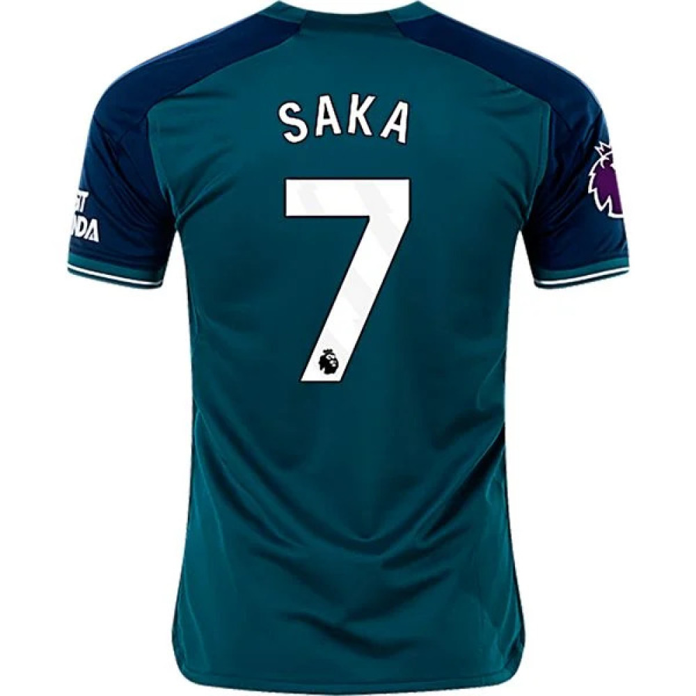 Men's Replica Adidas Saka Arsenal Third Jersey 2324