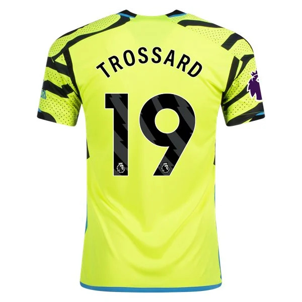Men's Replica Adidas Trossard Arsenal Away Jersey 2324