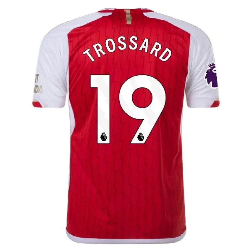 Men's Replica Adidas Trossard Arsenal Home Jersey 2324