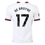 Men's Replica Puma De Bruyne Manchester City Away Jersey 2324 - CWC