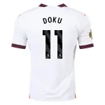 Men's Replica Puma Doku Manchester City Away Jersey 2324 - CWC