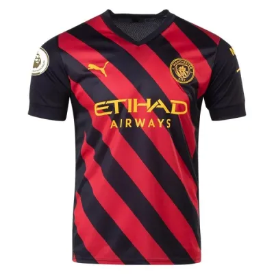 Men's Replica Puma Foden Manchester City Away Jersey 2223 01