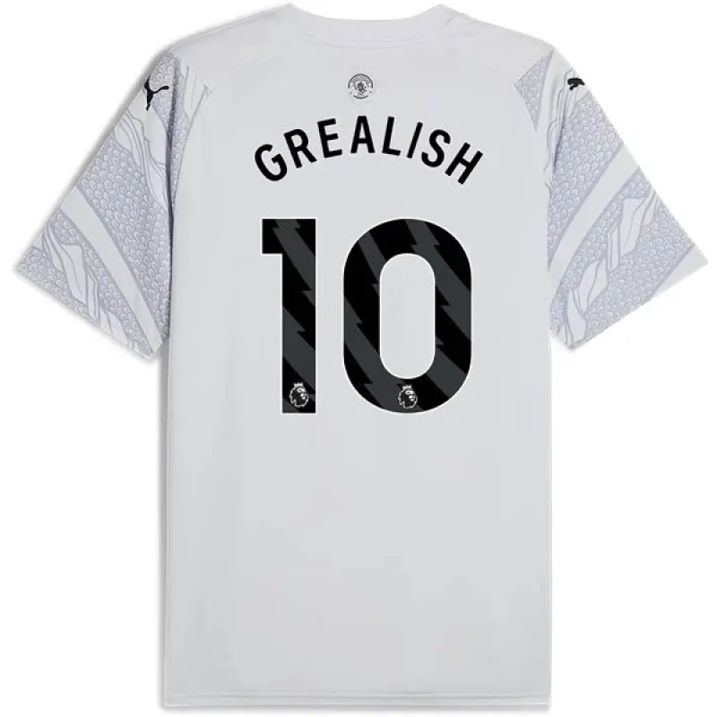 Men's Replica Puma Grealish Manchester City Year of the Dragon Jersey 2024
