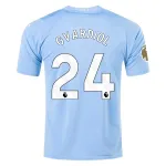 Men's Replica Puma Gvardiol Manchester City Home Jersey 2324 - CWC