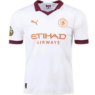 Men's Replica Puma Haaland Manchester City Away Jersey 2324 01
