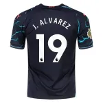 Men's Replica Puma J. Alvarez Manchester City Third Jersey 2324 - CWC