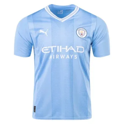 Men's Replica Puma Manchester City Home Jersey 2324 01