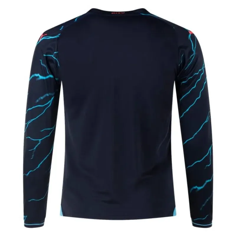 Men's Replica Puma Manchester City Long Sleeve Third Jersey 2324