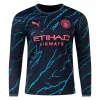Men's Replica Puma Manchester City Long Sleeve Third Jersey 2324