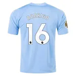 Men's Replica Puma Rodrigo Manchester City Home Jersey 2324 - CWC