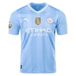 Men's Replica Puma Walker Manchester City Home Jersey 2324 - CWC