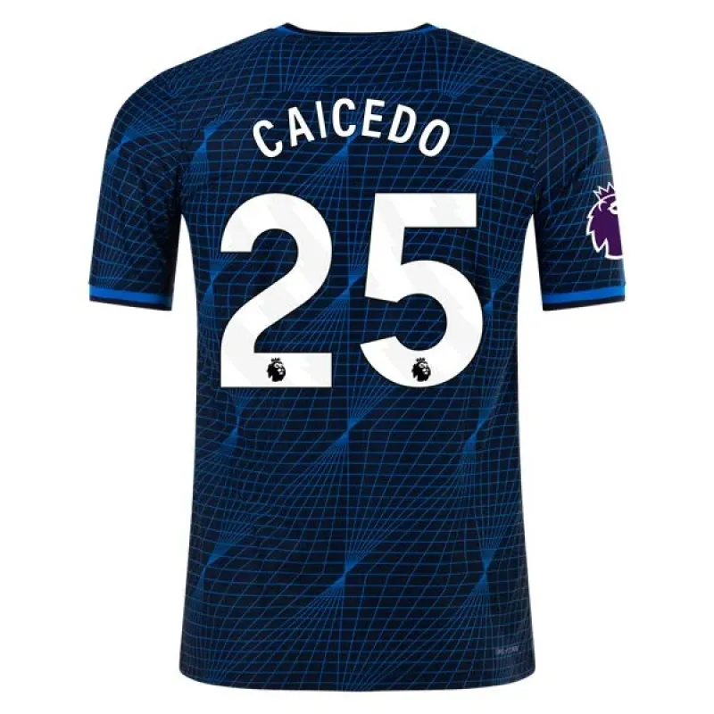 Men's Authentic Nike Caicedo Chelsea Away Jersey 2324