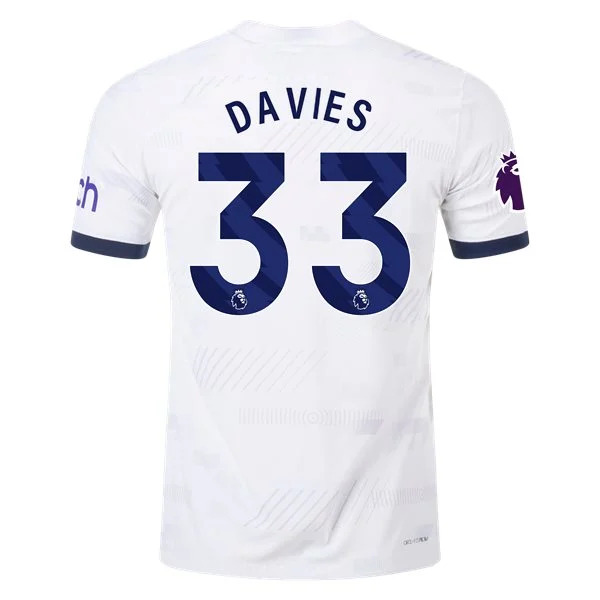 Men's Authentic Nike Davies Tottenham Hotspur Home Jersey 2324