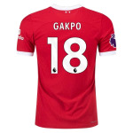 Men's Authentic Nike Gakpo Liverpool Home Jersey 2324