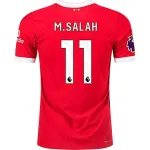 Men's Authentic Nike M. Salah Liverpool Home Jersey 2324