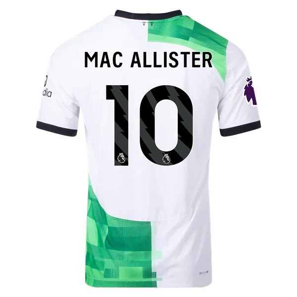 Men's Authentic Nike Mac Allister Liverpool Away Jersey 2324