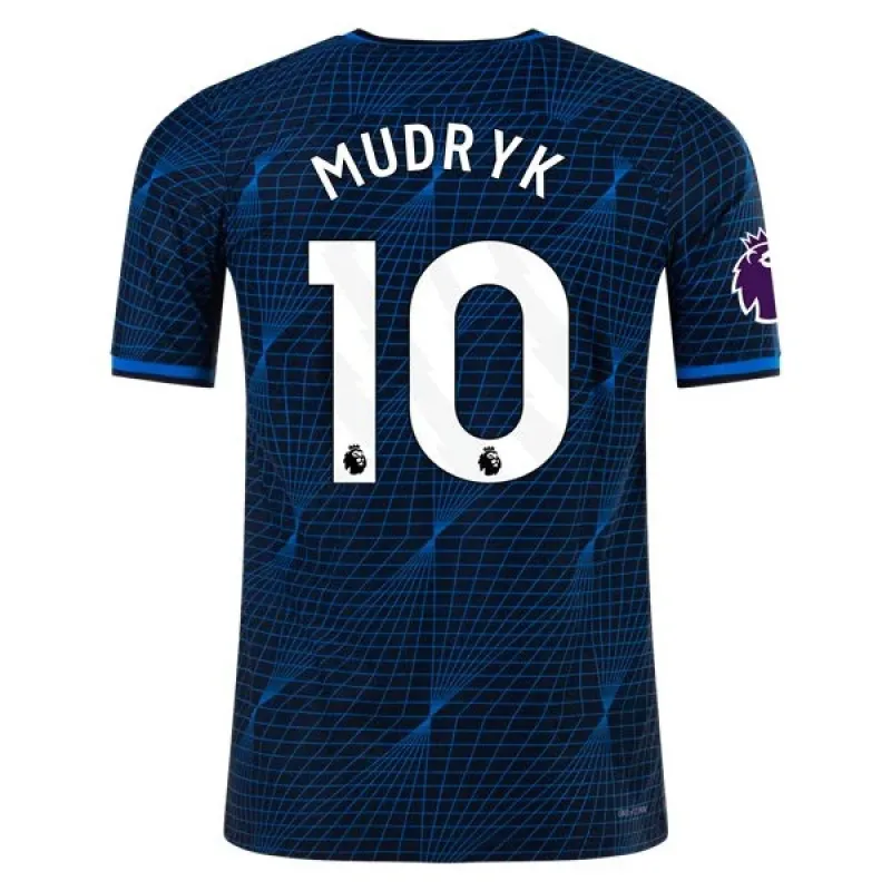 Men's Authentic Nike Mudryk Chelsea Away Jersey 2324