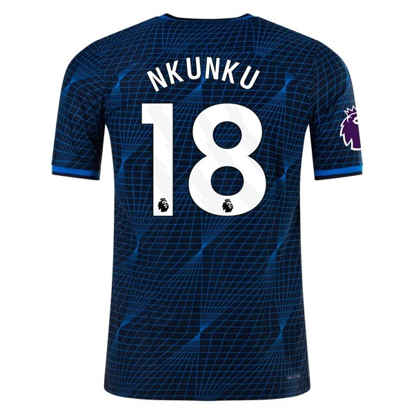 Men's Authentic Nike Nkunku Chelsea Away Jersey 2324
