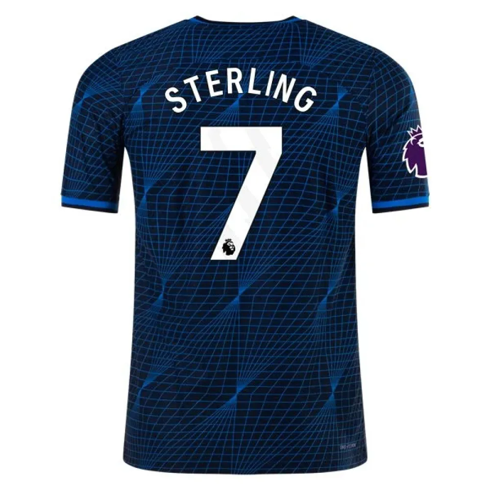 Men's Authentic Nike Sterling Chelsea Away Jersey 2324