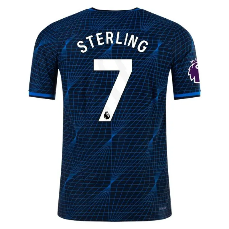 Men's Authentic Nike Sterling Chelsea Away Jersey 2324