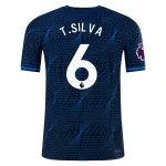 Men's Authentic Nike T. Silva Chelsea Away Jersey 2324