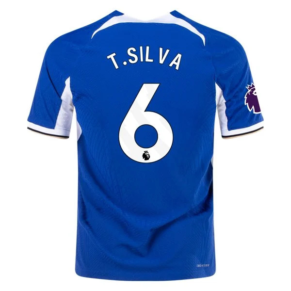 Men's Authentic Nike T. Silva Chelsea Home Jersey 2324