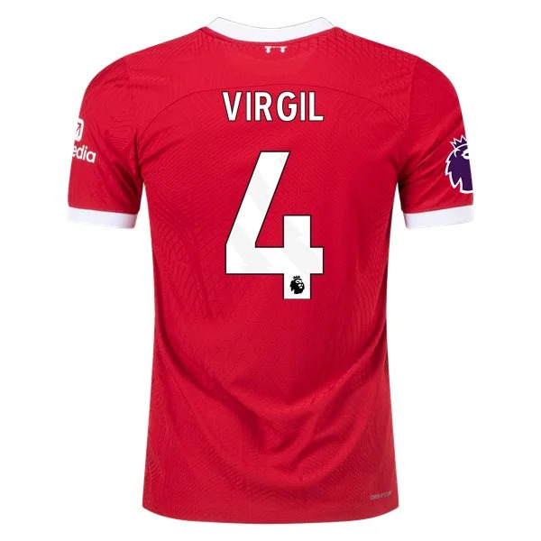 Men's Authentic Nike Virgil Liverpool Home Jersey 2324
