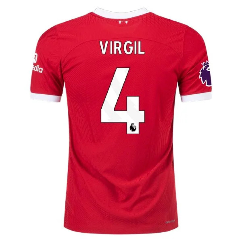 Men's Authentic Nike Virgil Liverpool Home Jersey 2324