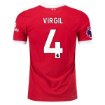 Men's Authentic Nike Virgil Liverpool Home Jersey 2324