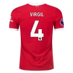 Men's Authentic Nike Virgil Liverpool Home Jersey 2324