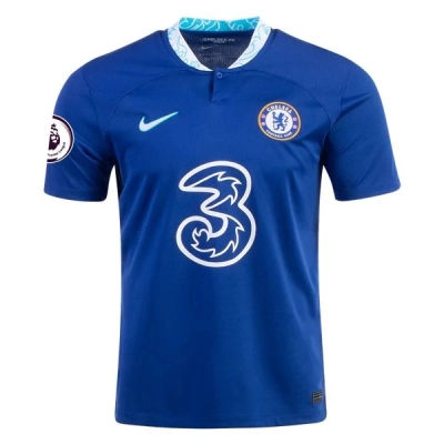 Men's Replica Nike Aubameyang Chelsea Home Jersey 2223 01