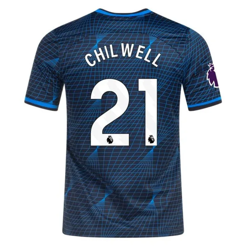 Men's Replica Nike Chilwell Chelsea Away Jersey 2324