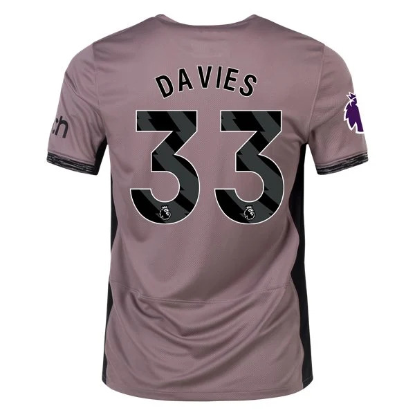 Men's Replica Nike Davies Tottenham Hotspur Third Jersey 2324