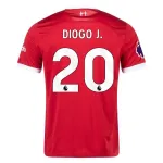 Men's Replica Nike Diogo J. Liverpool Home Jersey 2324