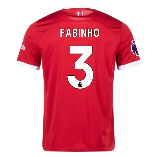Men's Replica Nike Fabinho Liverpool Home Jersey 2324