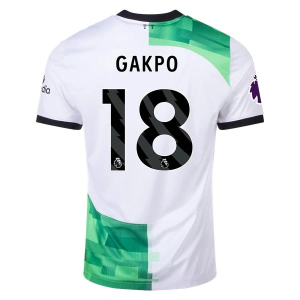 Men's Replica Nike Gakpo Liverpool Away Jersey 2324