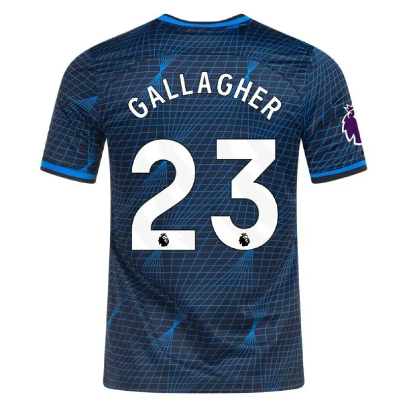 Men's Replica Nike Gallagher Chelsea Away Jersey 2324