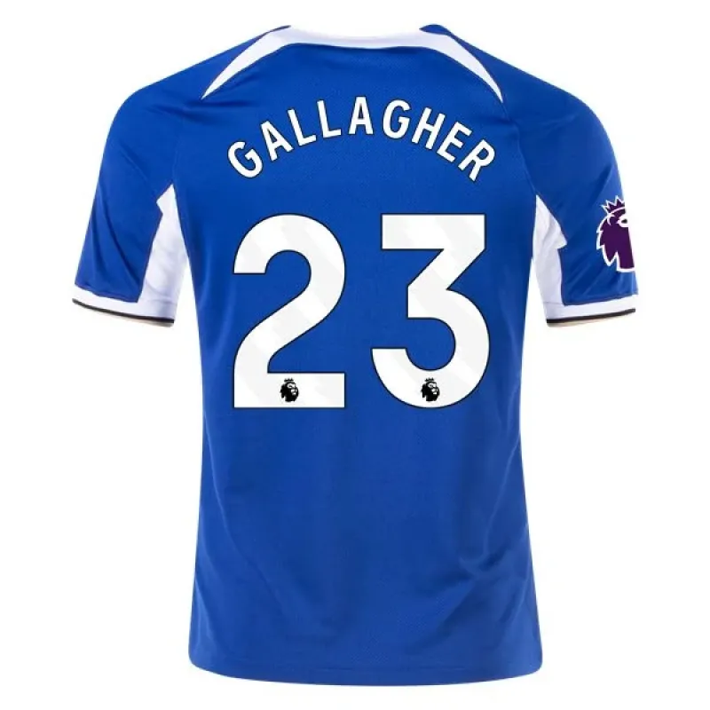 Men's Replica Nike Gallagher Chelsea Home Jersey 2324