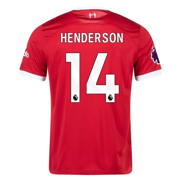 Men's Replica Nike Henderson Liverpool Home Jersey 2324