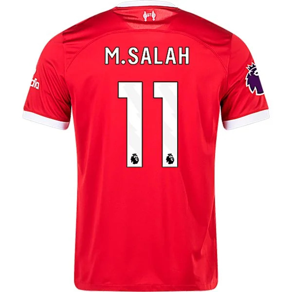 Men's Replica Nike M. Salah Liverpool Home Jersey 2324