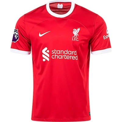 Men's Replica Nike M. Salah Liverpool Home Jersey 2324 01