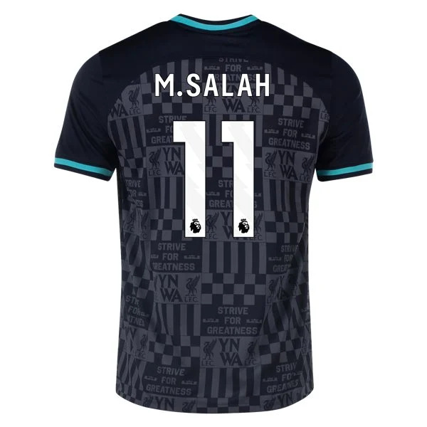 Men's Replica Nike M. Salah Liverpool x LeBron James Jersey 2324