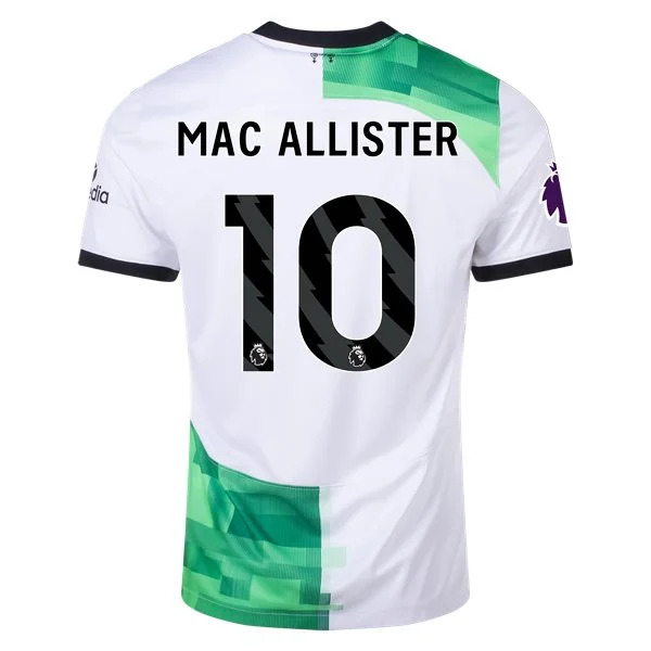 Men's Replica Nike Mac Allister Liverpool Away Jersey 2324
